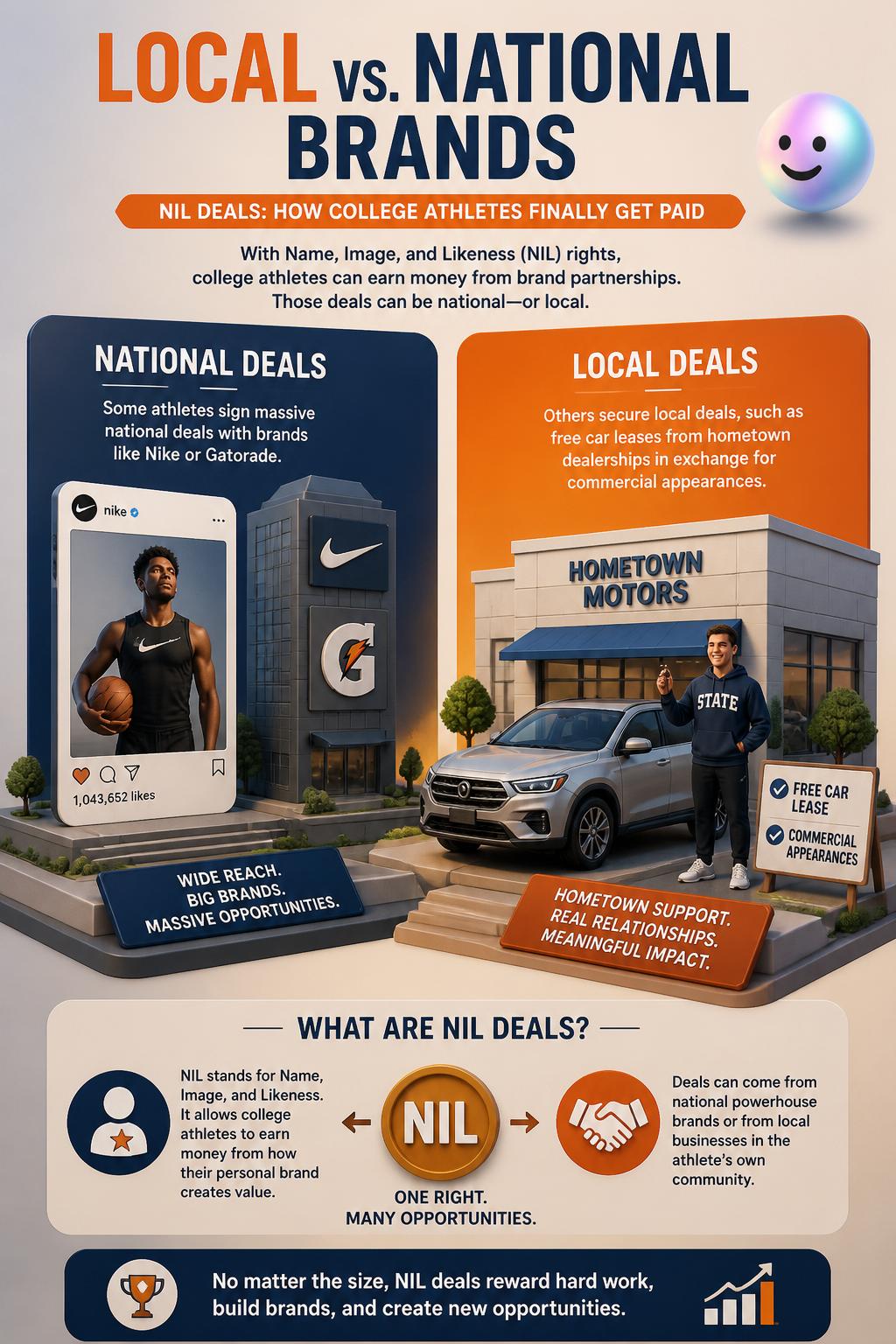 Local versus national brands
