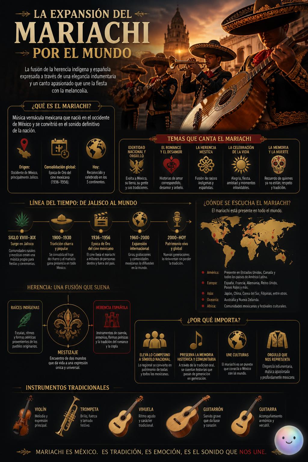 La expansión del mariachi por el mundo