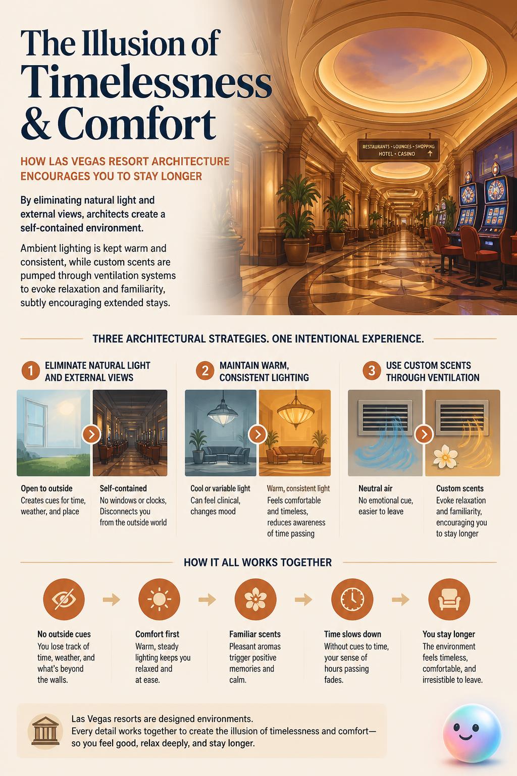 The illusion of timelessness and comfort