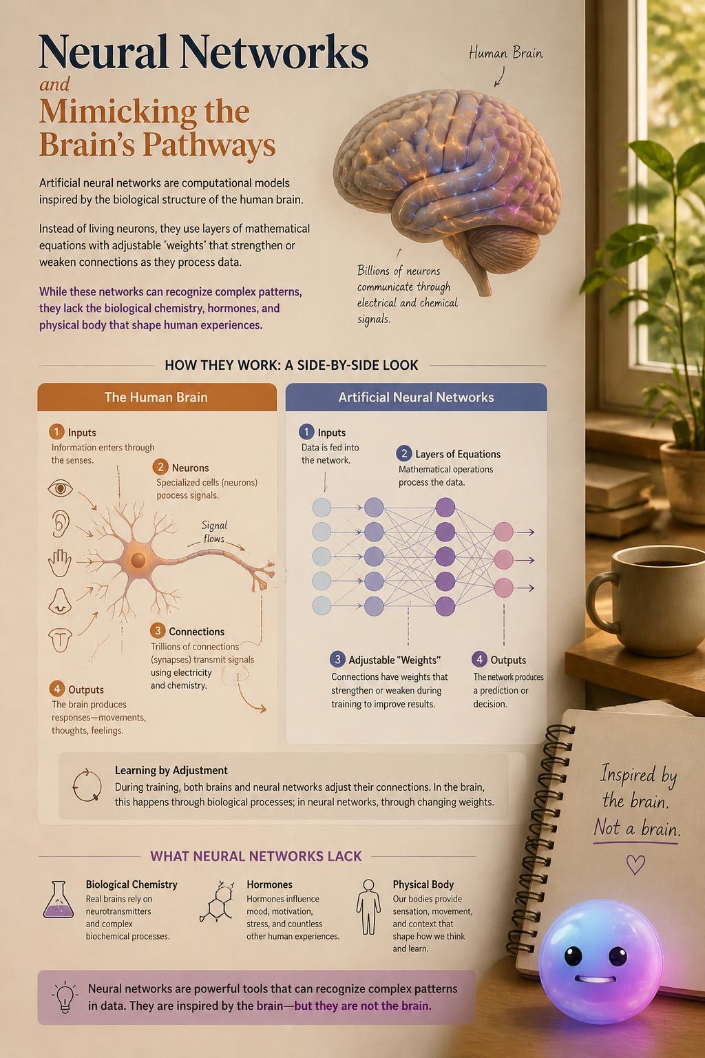 Neural networks and mimicking the brain's pathways