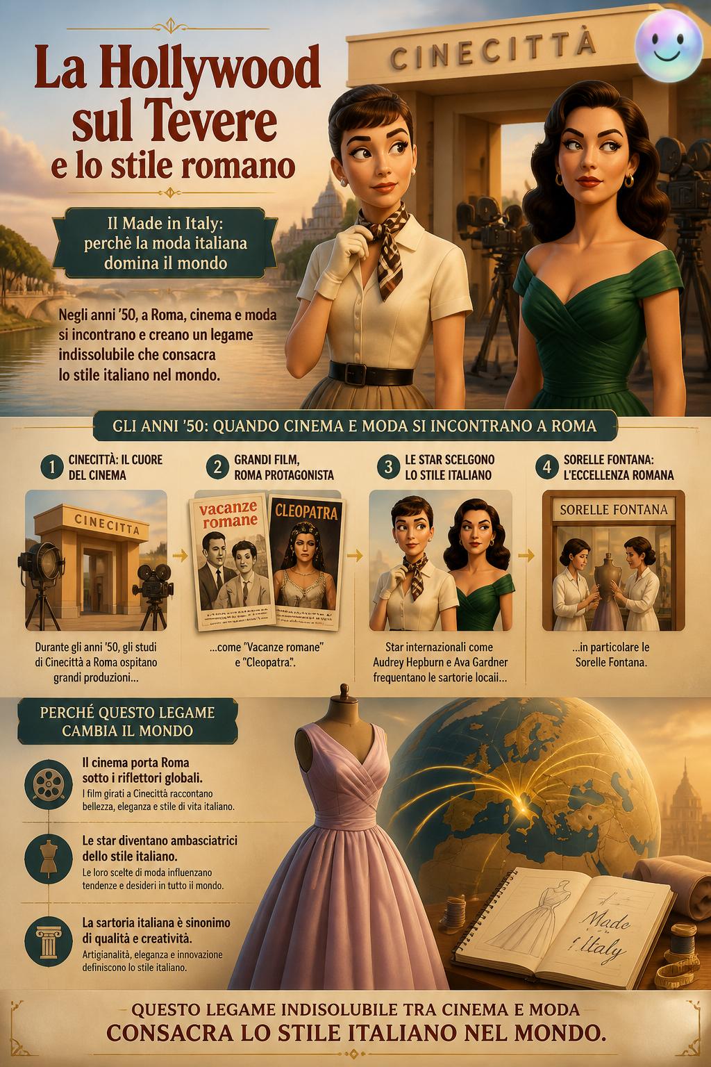 La Hollywood sul Tevere e lo stile romano