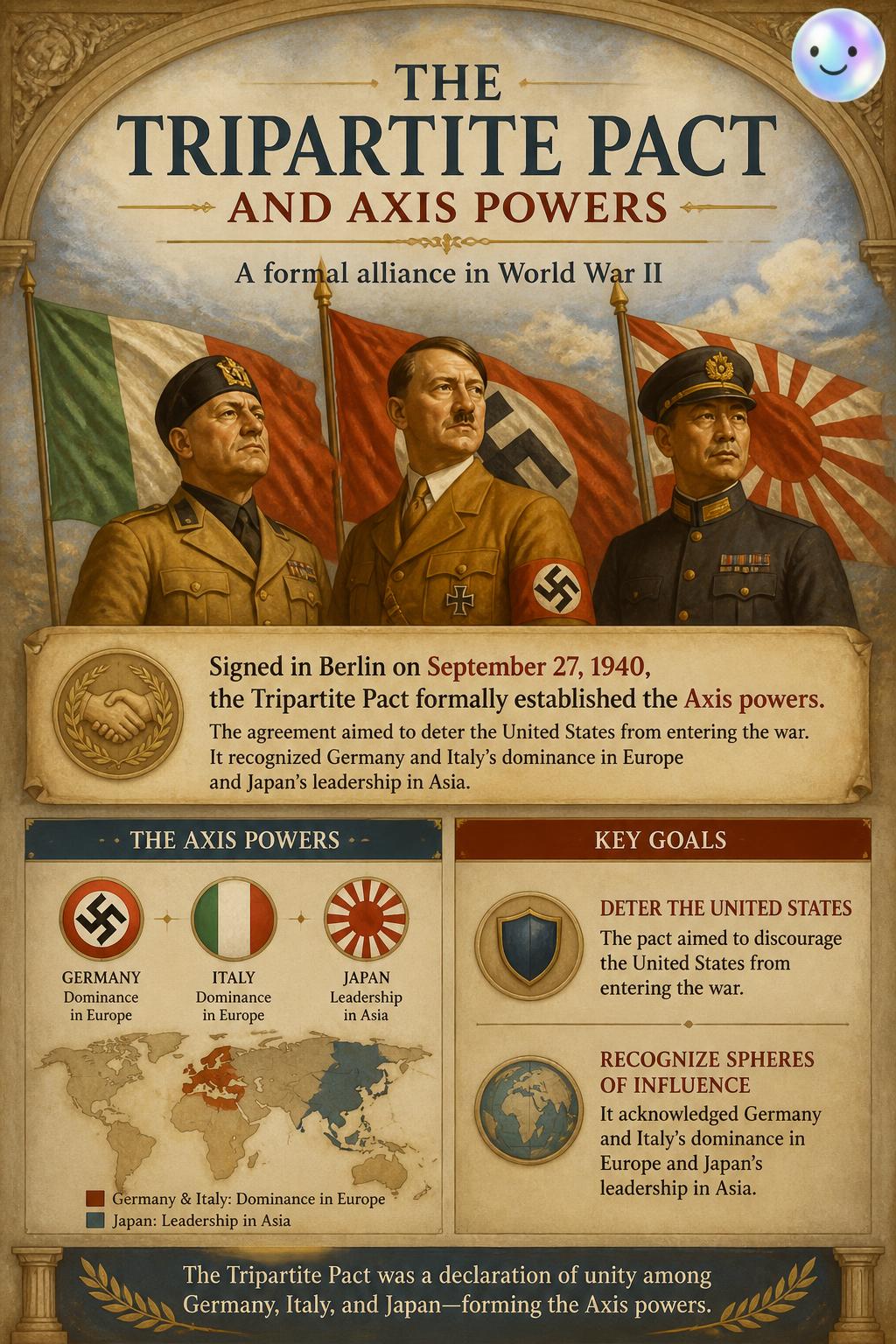The Tripartite Pact and Axis powers