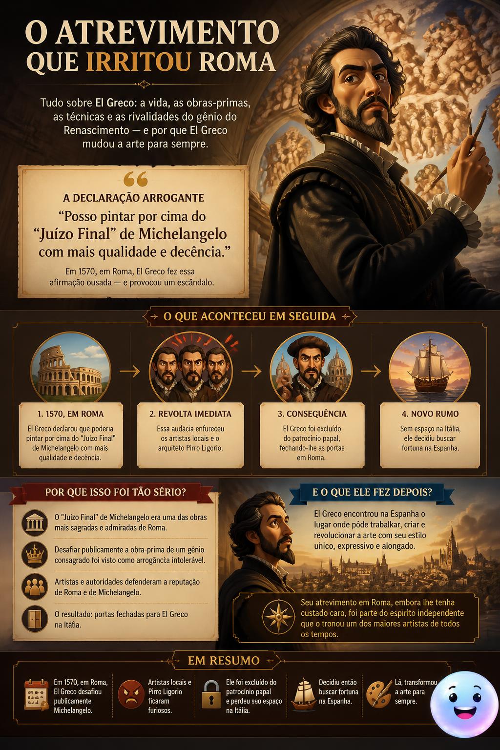 O atrevimento que irritou Roma