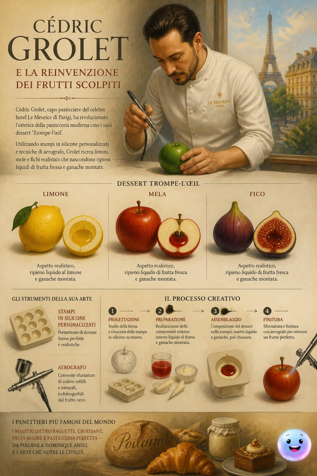 Cédric Grolet e la reinvenzione dei frutti scolpiti