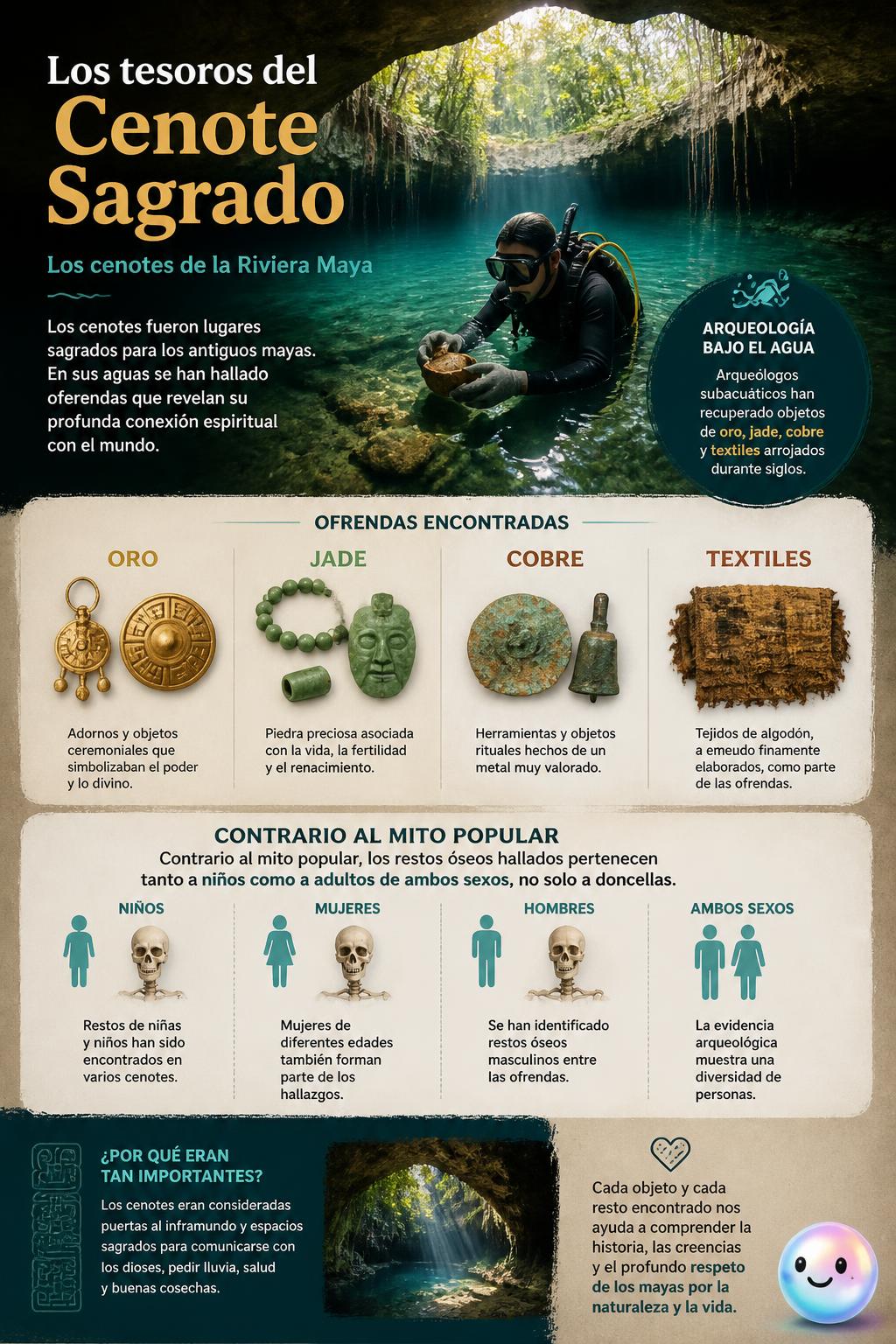 Los tesoros del Cenote Sagrado