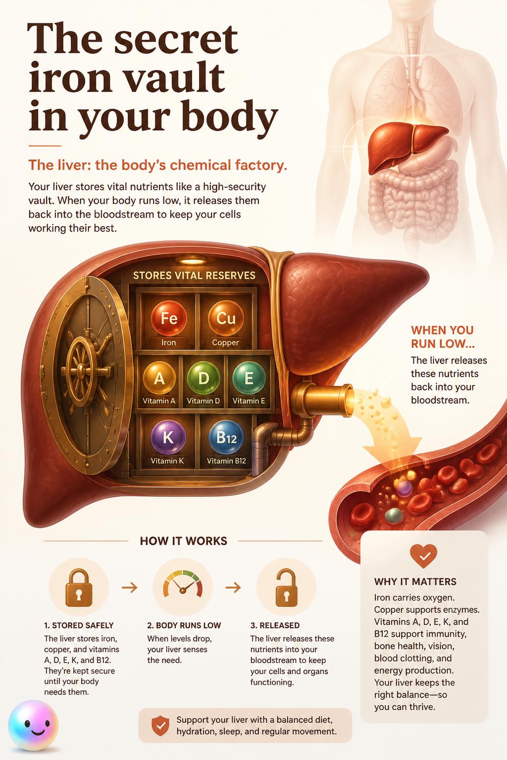 The secret iron vault in your body