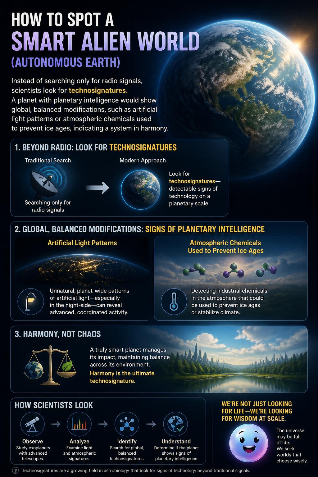 How to spot a smart alien world