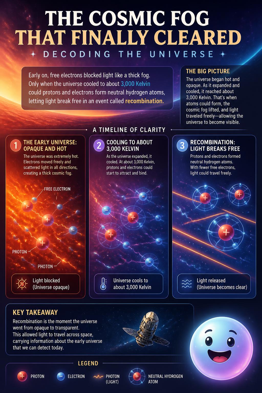 The cosmic fog that finally cleared