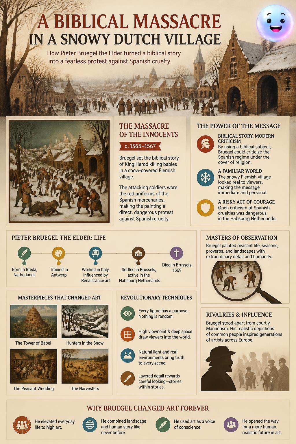A biblical massacre in a snowy Dutch village