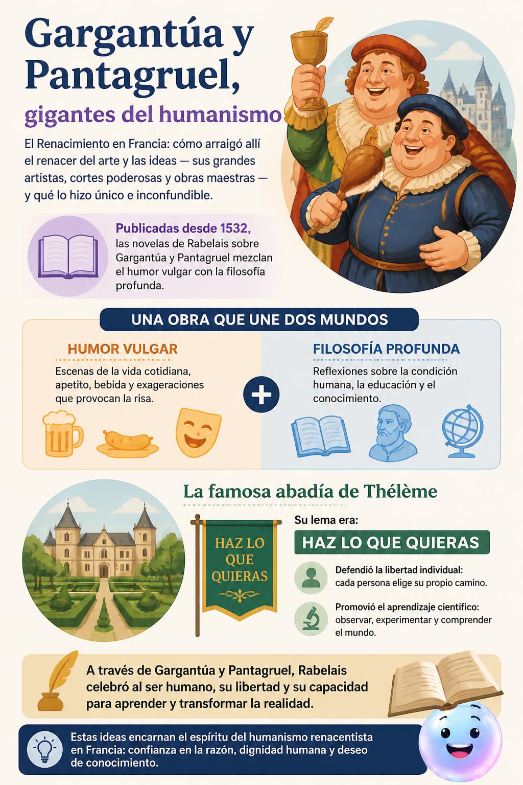 Gargantúa y Pantagruel, gigantes del humanismo