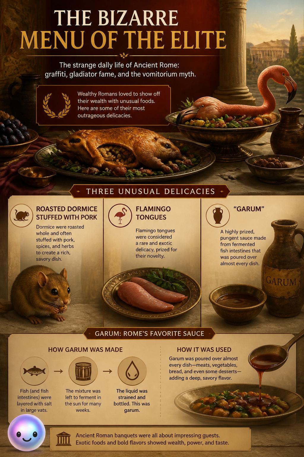 The bizarre menu of the elite