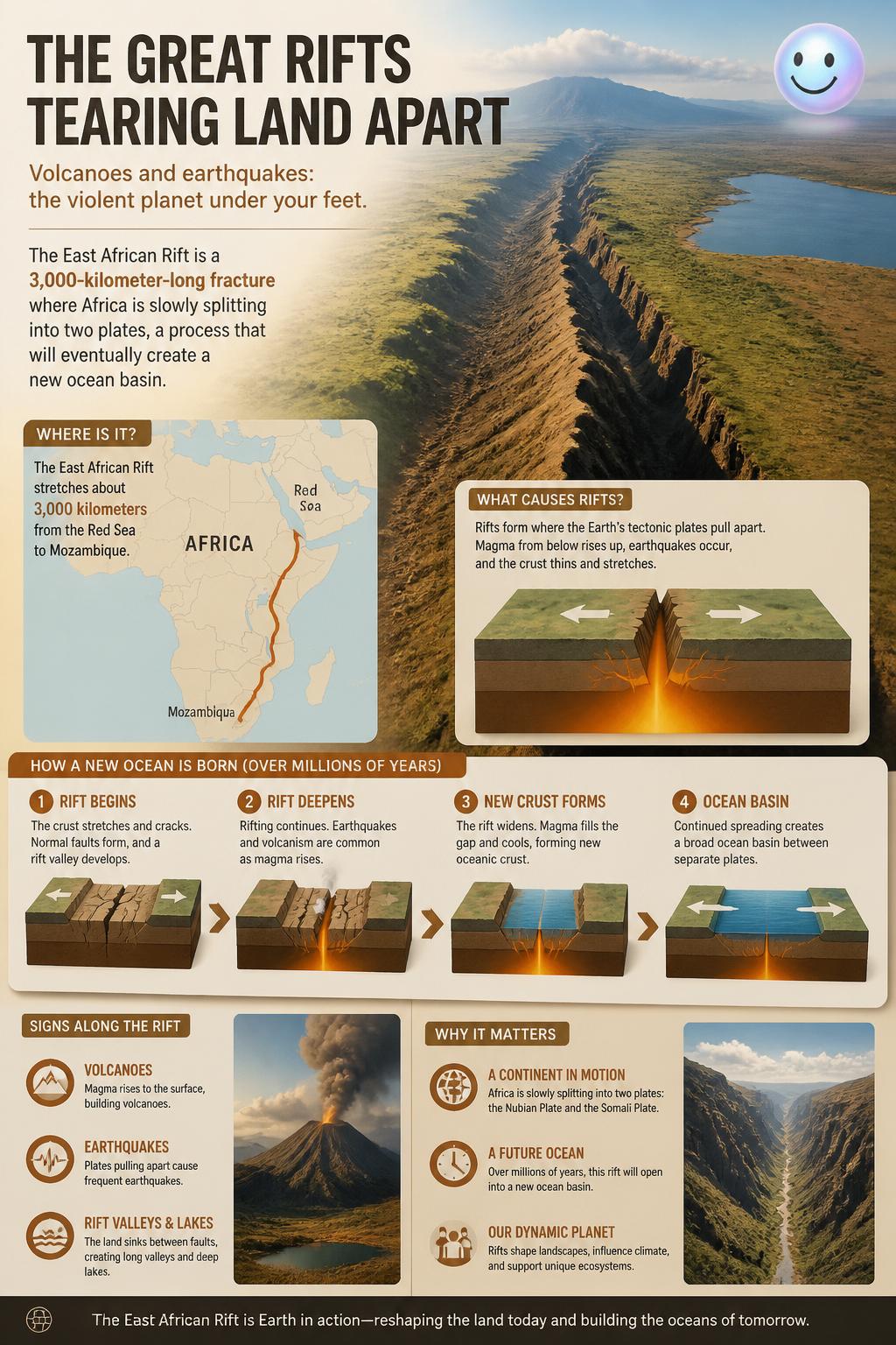 The great rifts tearing land apart