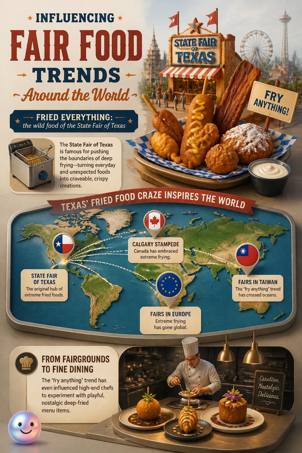 Influencing fair food trends around the world