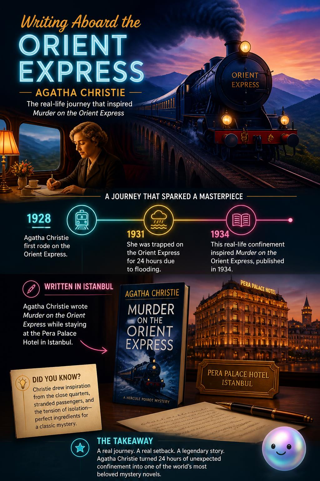 Writing aboard the Orient Express