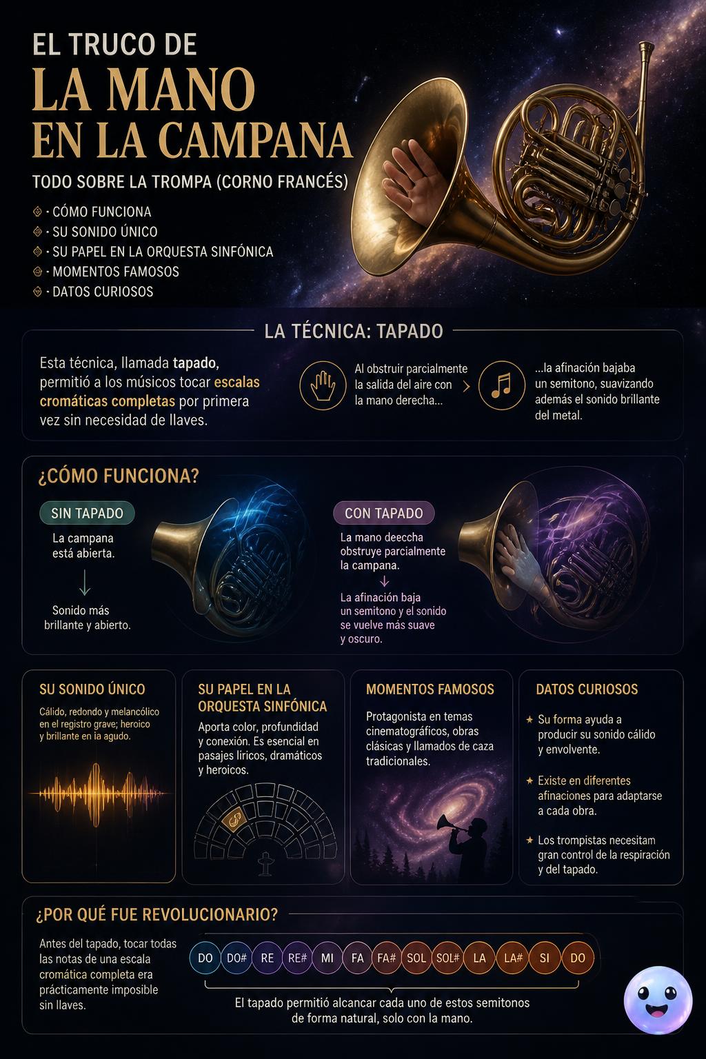 El truco de la mano en la campana