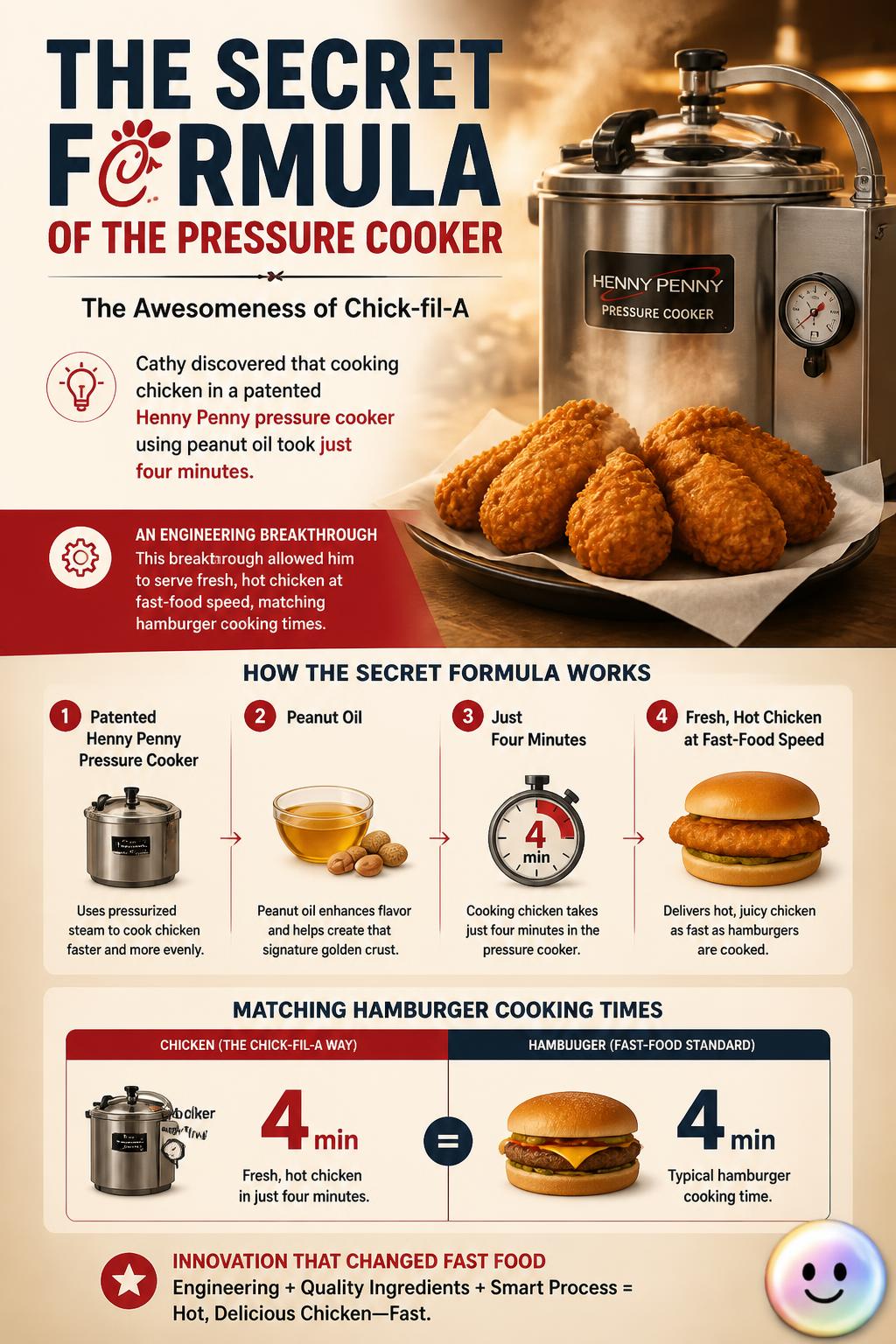 The secret formula of the pressure cooker