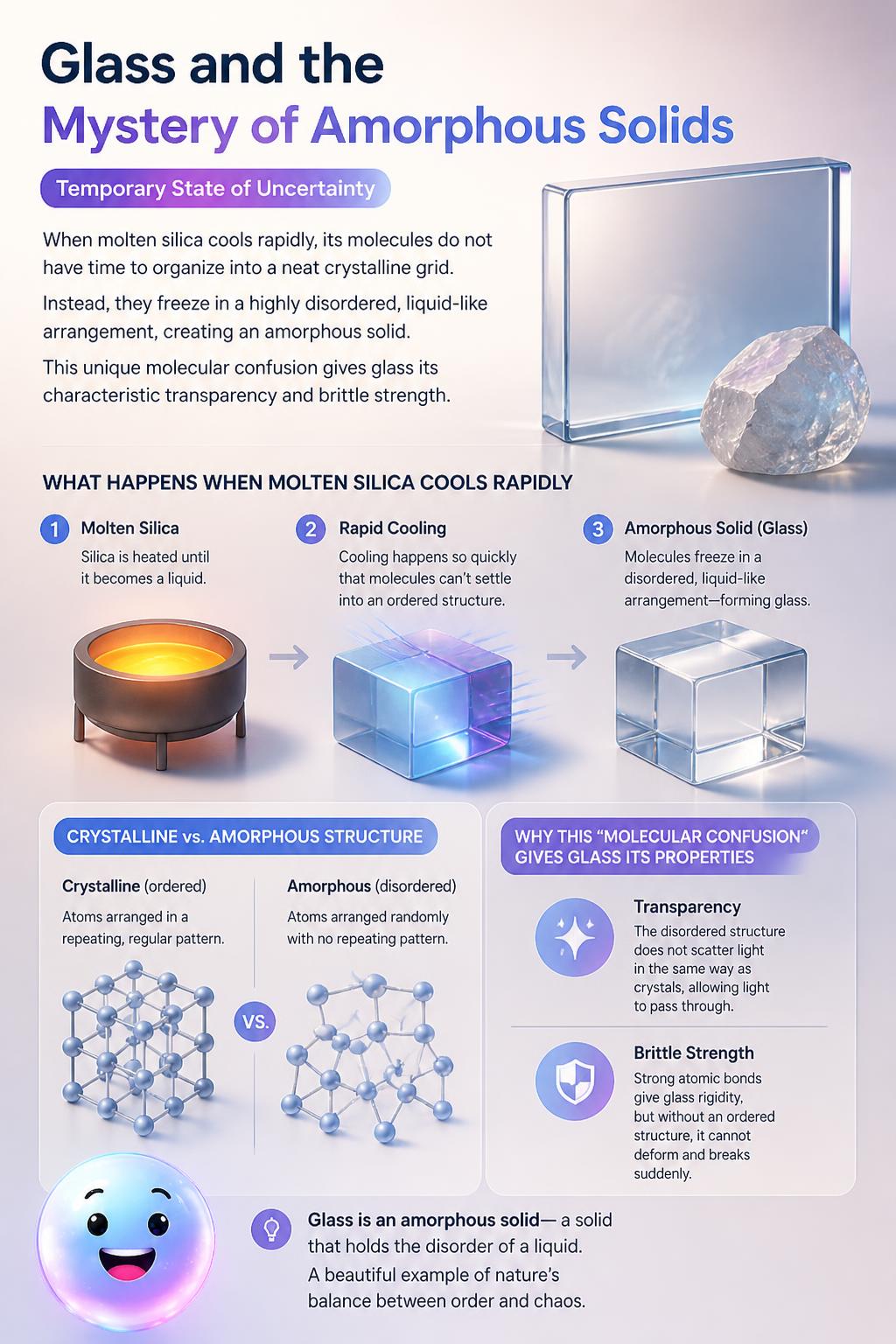 Glass and the mystery of amorphous solids