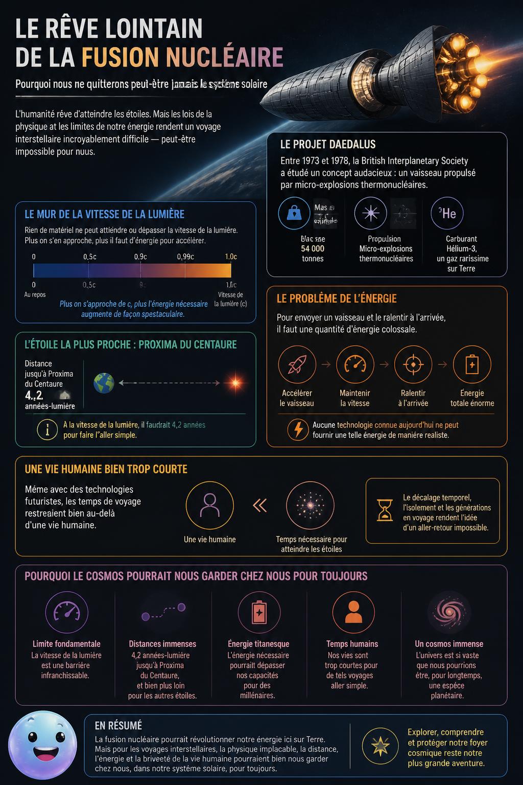 Le rêve lointain de la fusion nucléaire