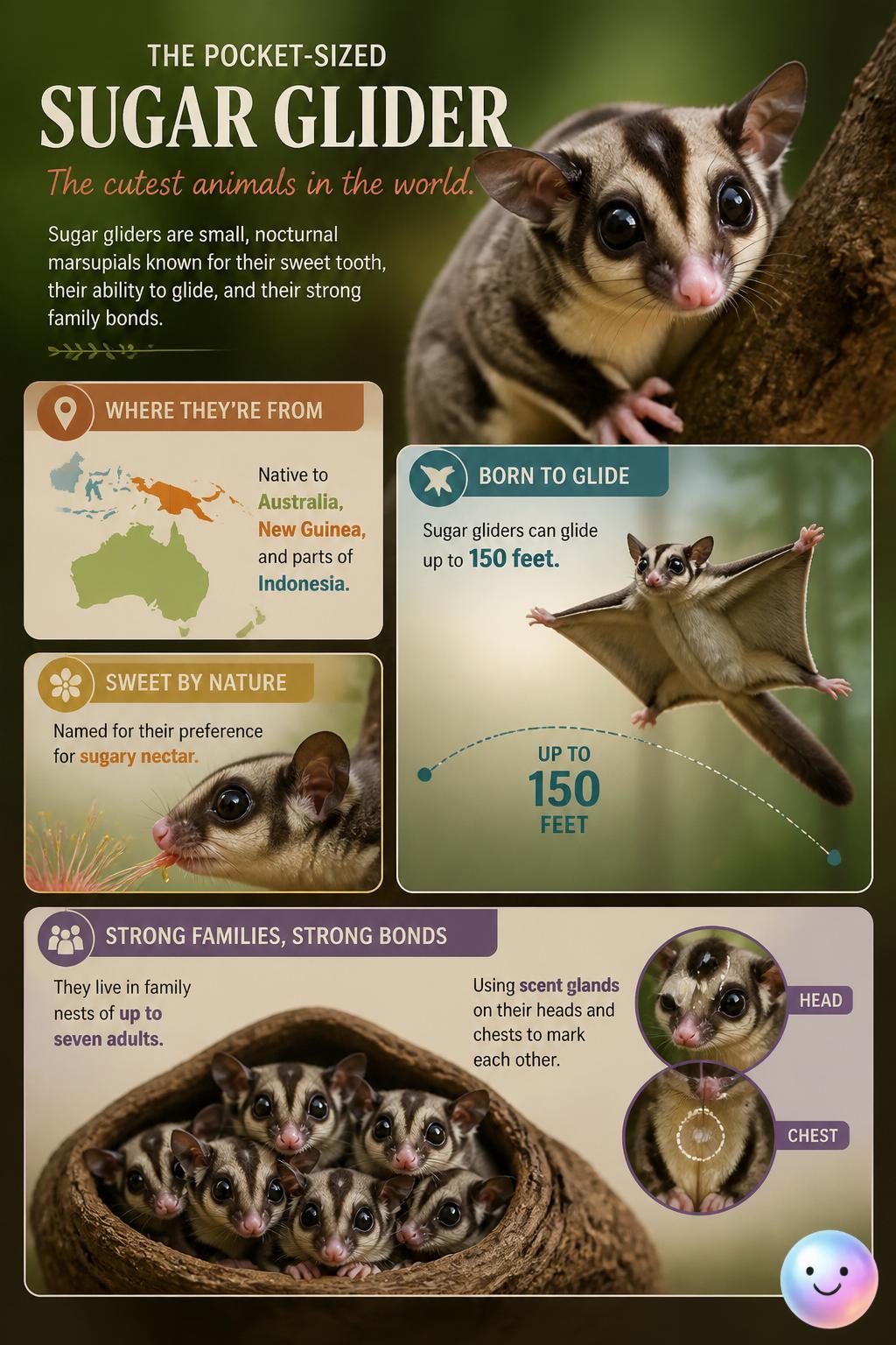 The pocket-sized sugar glider