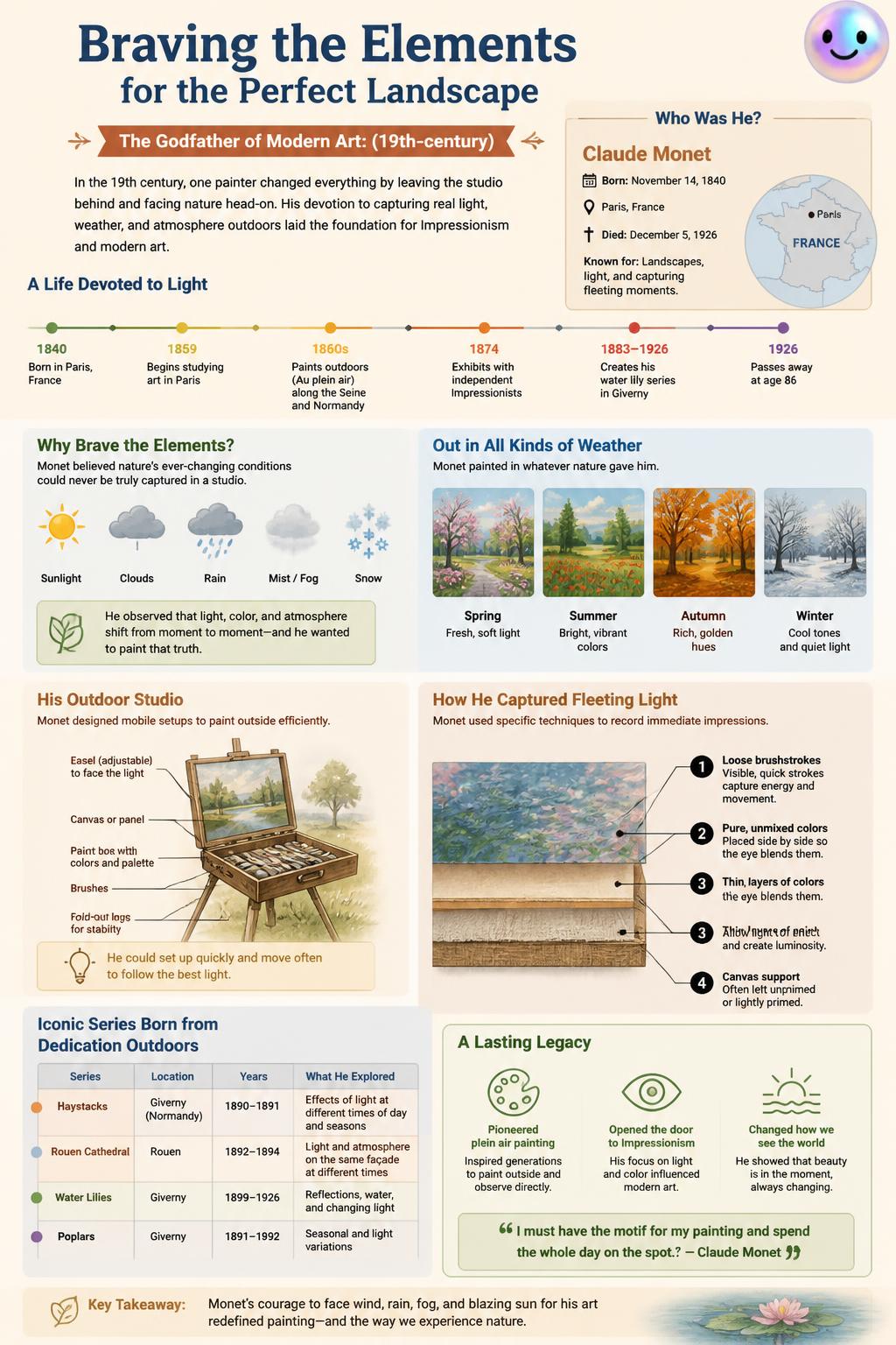 Braving the elements for the perfect landscape