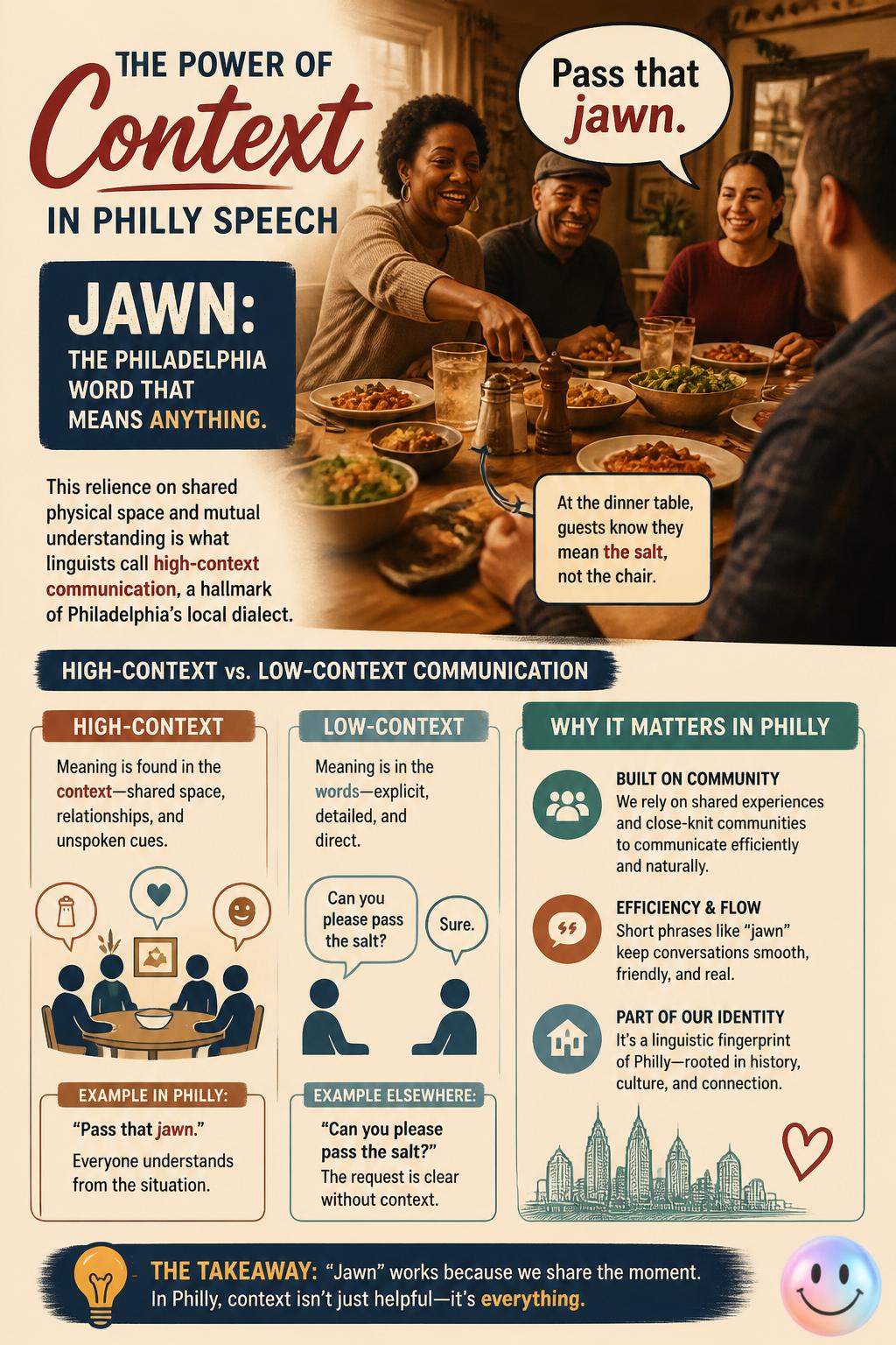 The power of context in Philly speech