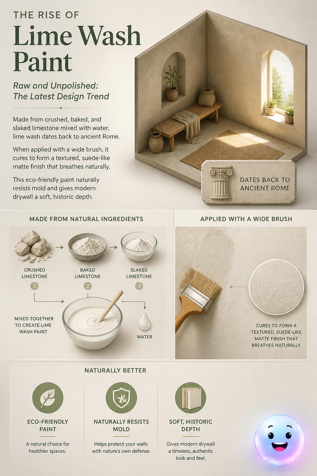The rise of lime wash paint