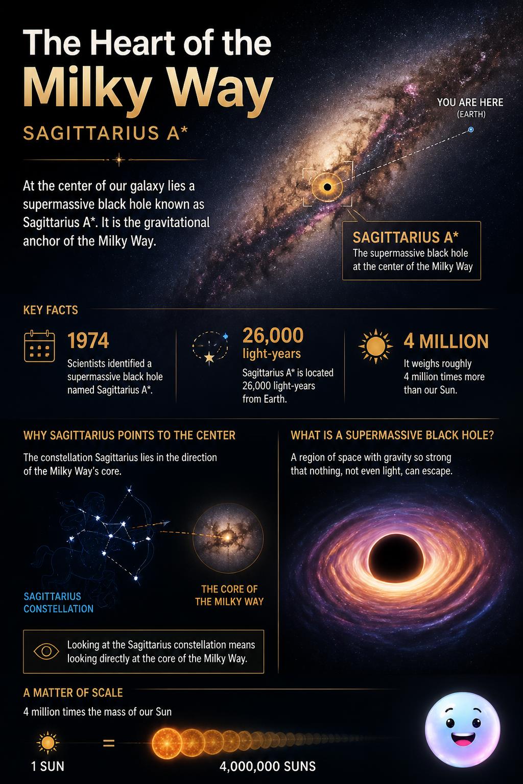 The heart of the Milky Way