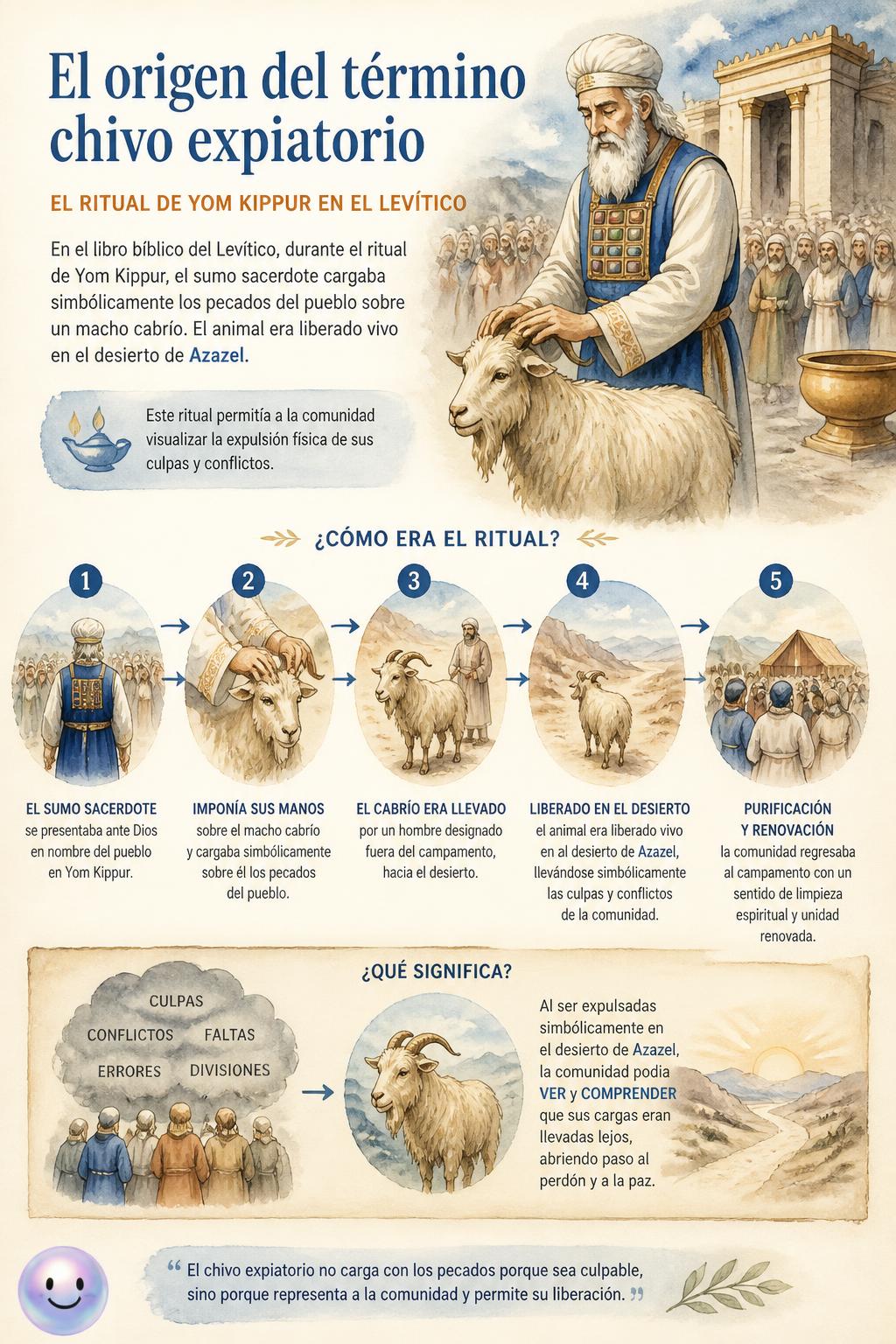 El origen del término chivo expiatorio