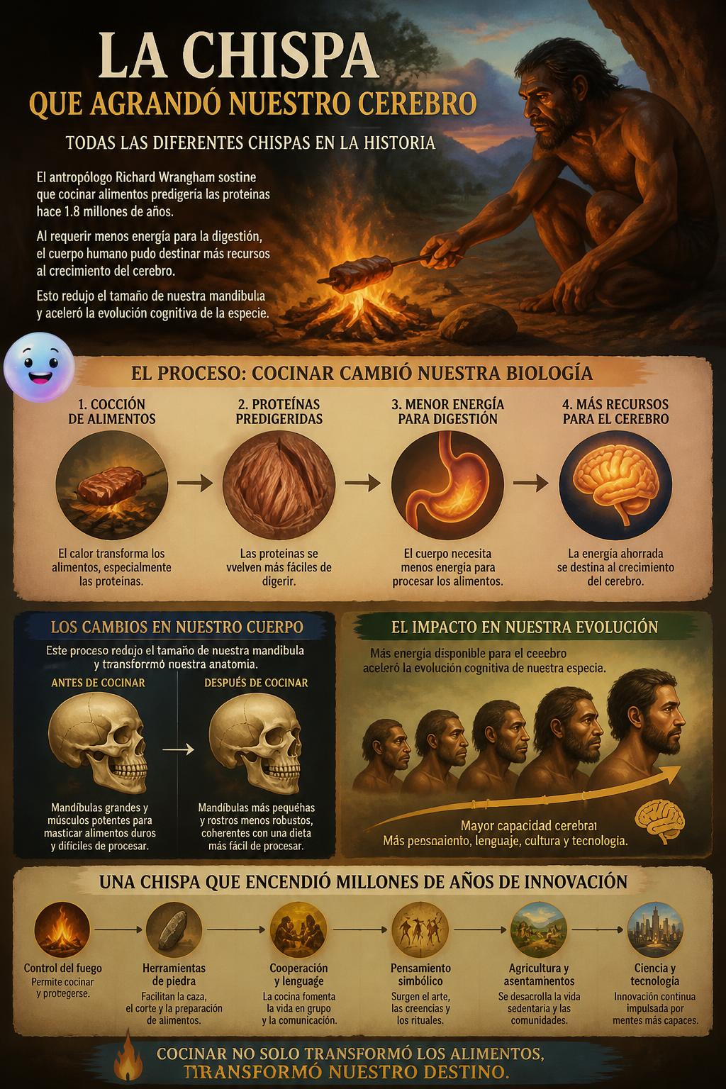 La chispa que agrandó nuestro cerebro
