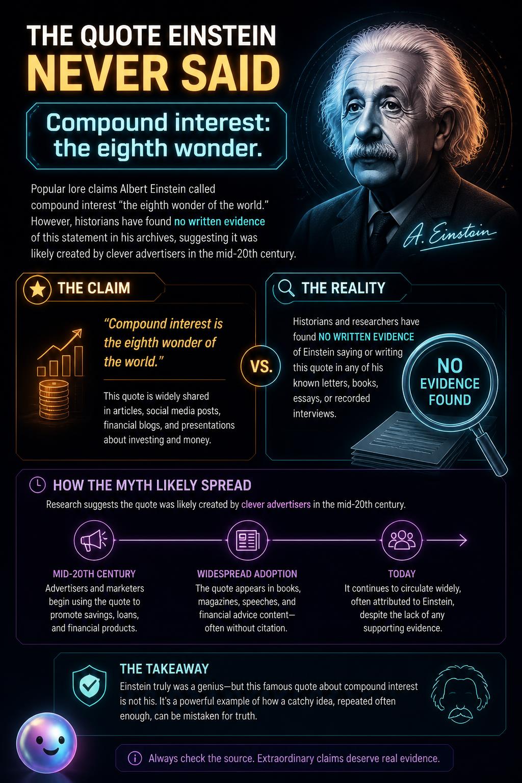 The quote Einstein never said