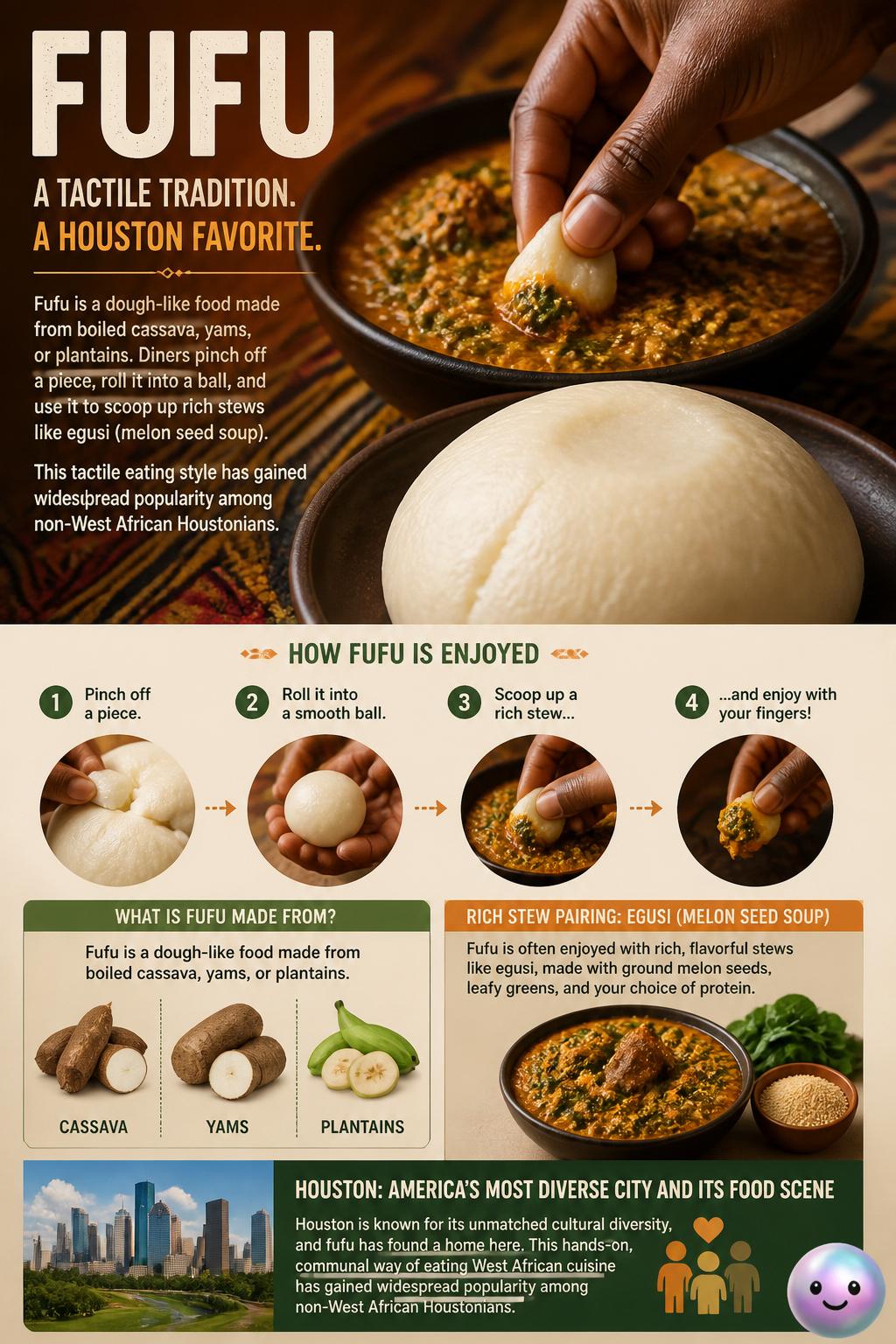The sensory experience of fufu