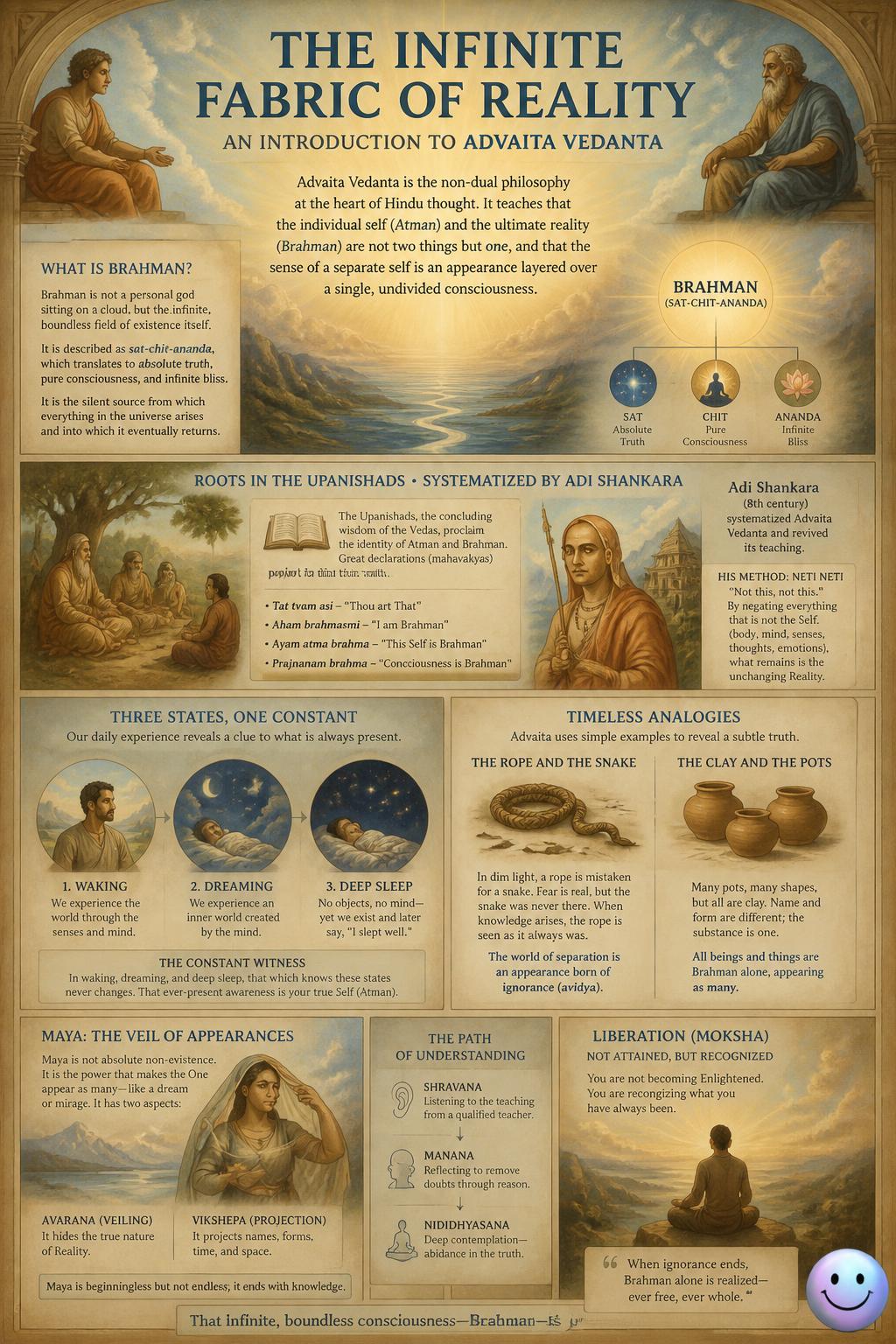 The infinite fabric of reality