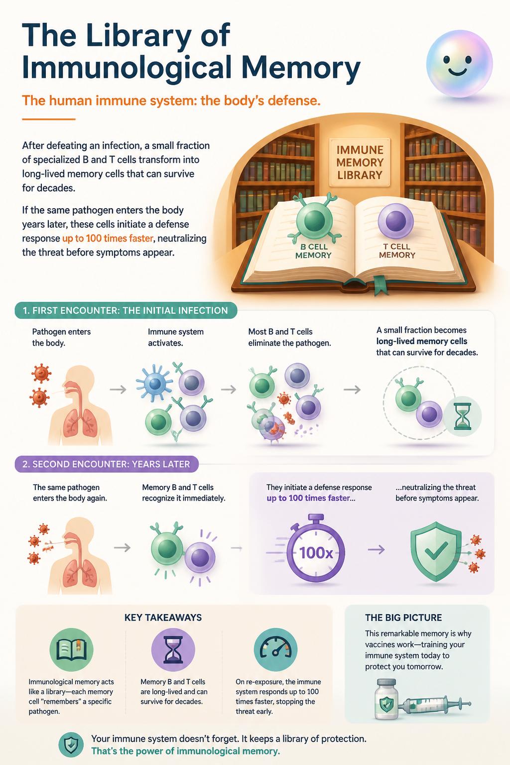 The library of immunological memory