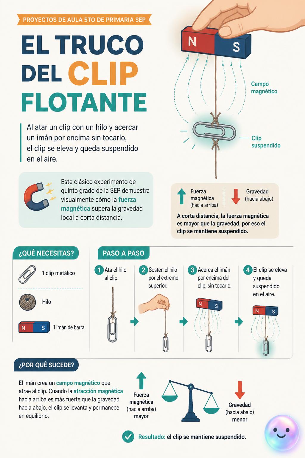 El truco del clip flotante