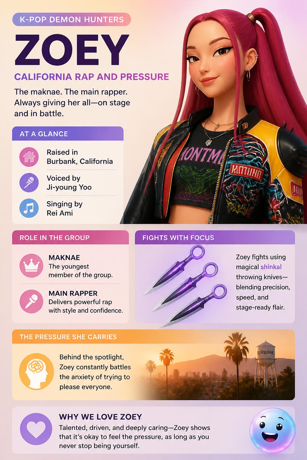 Zoey's California rap and pressure
