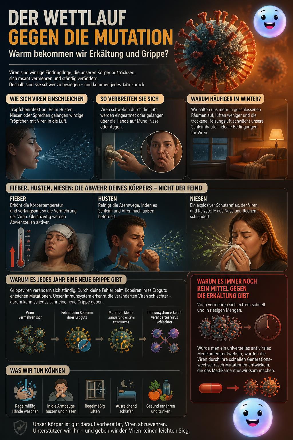 Der Wettlauf gegen die Mutation