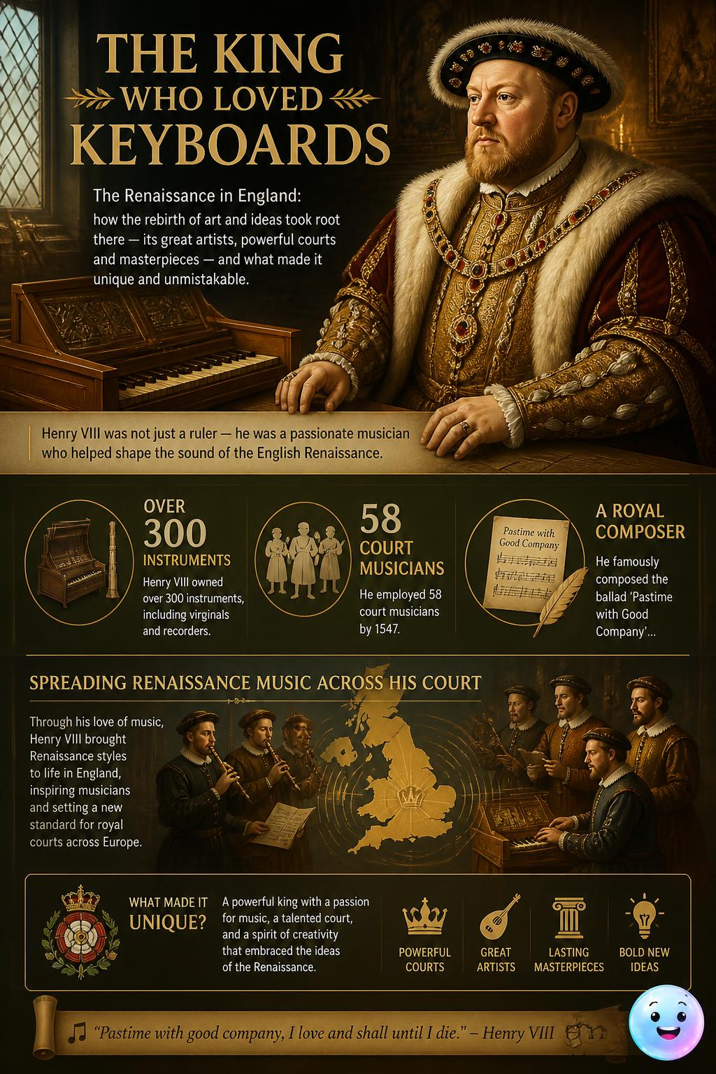 The king who loved keyboards