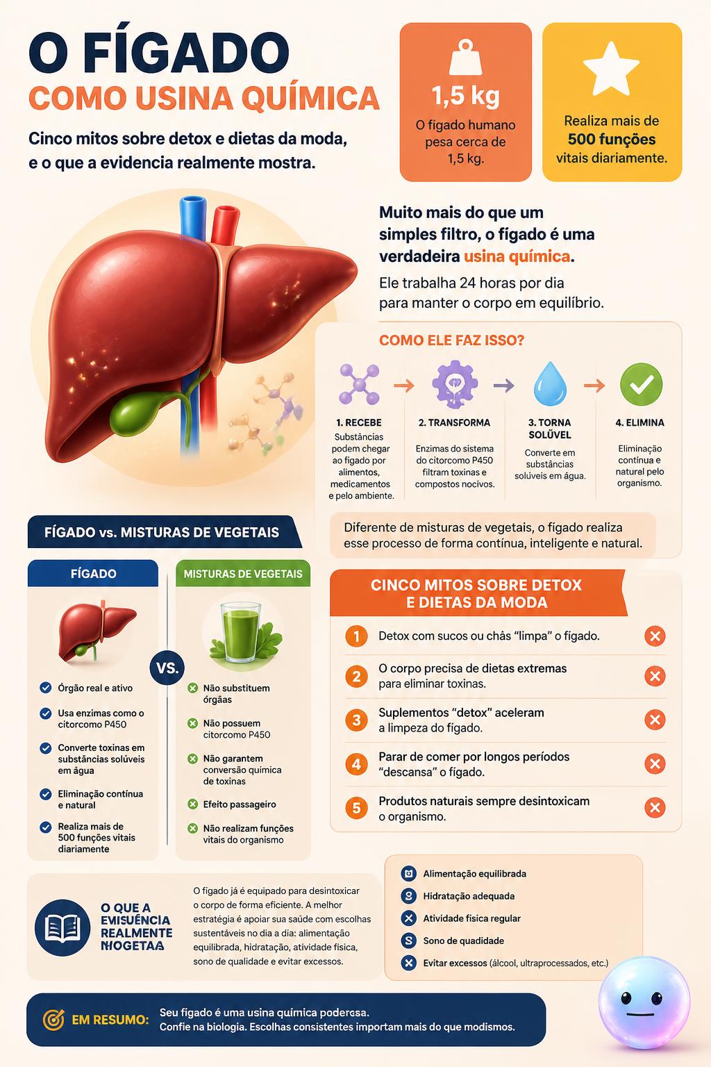 O fígado como usina química