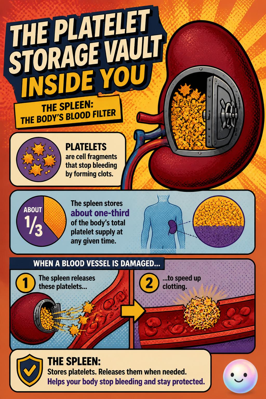 The platelet storage vault inside you
