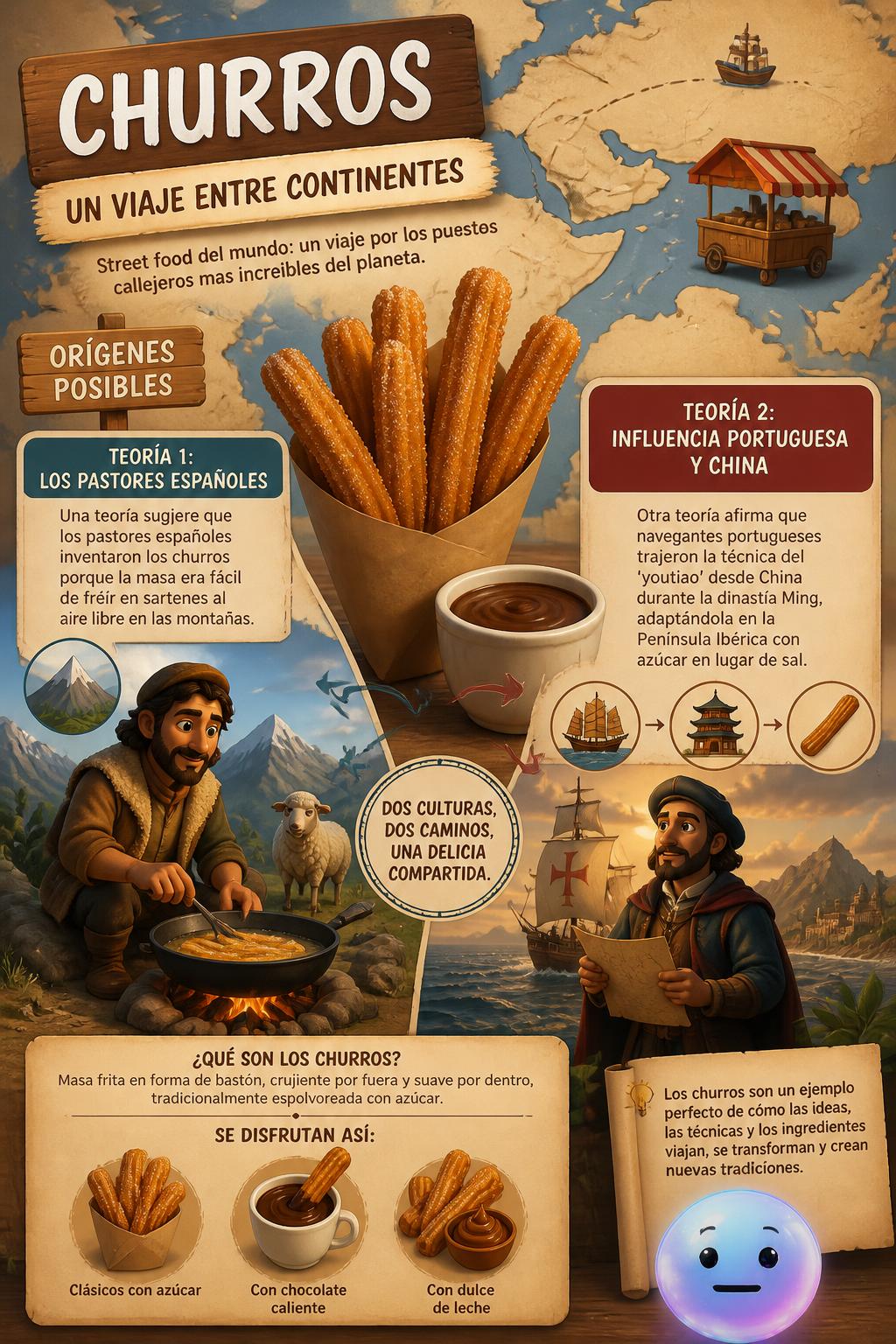 Churros, un viaje entre continentes