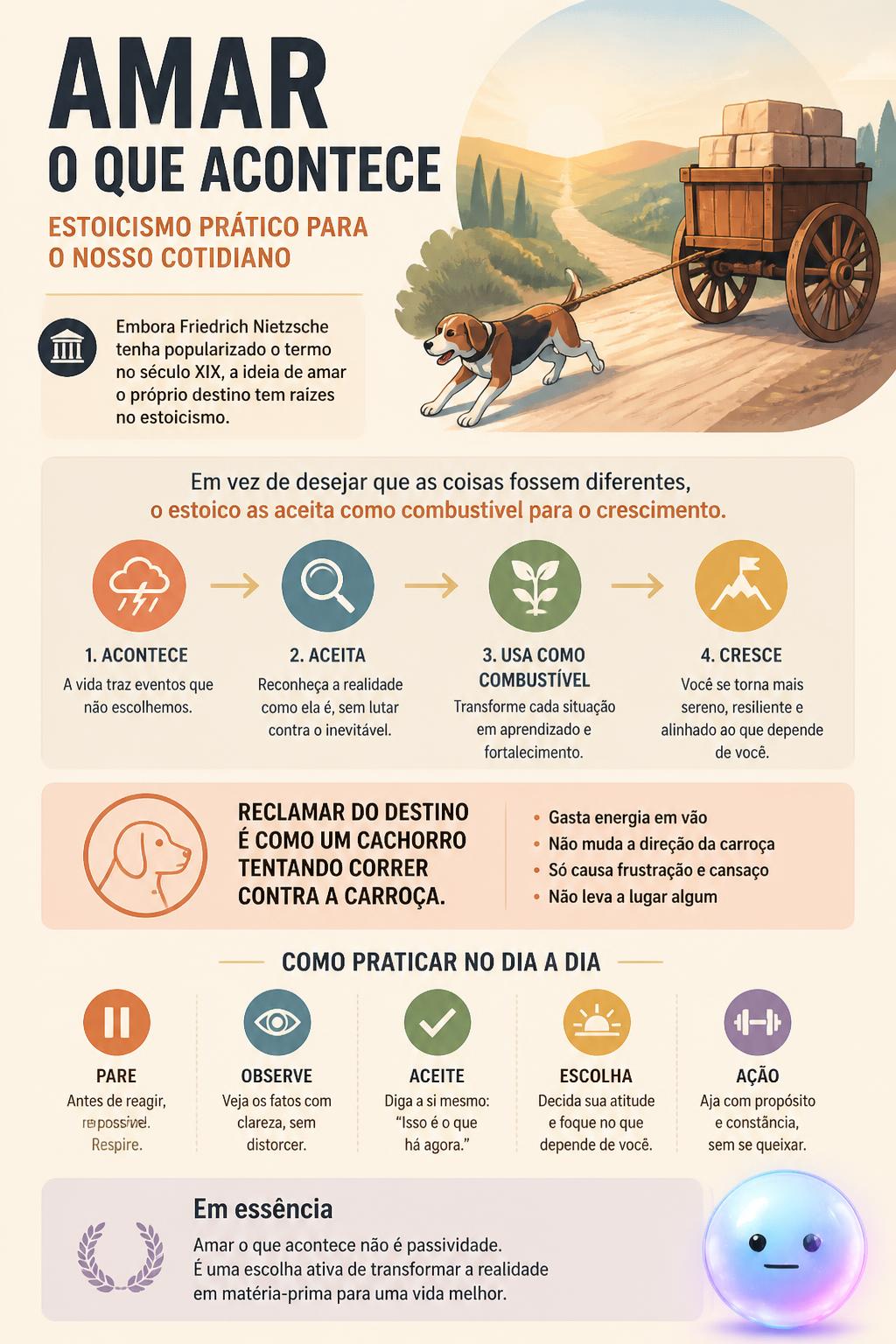 Amar o que acontece
