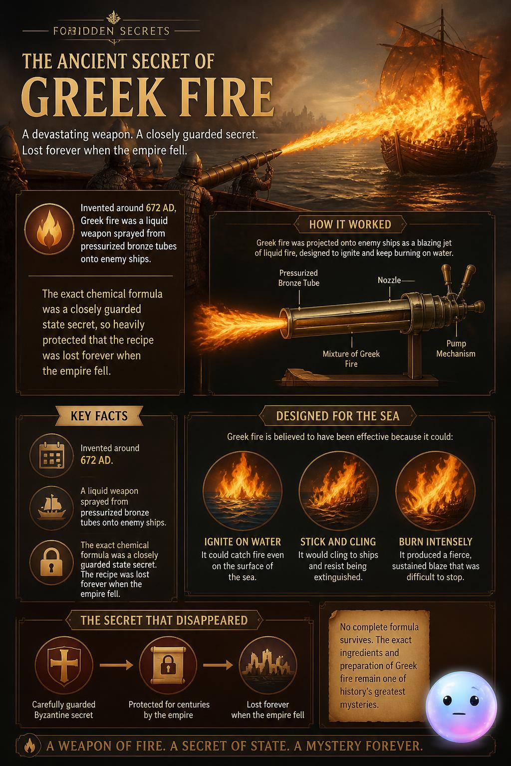 The ancient secret of Greek fire
