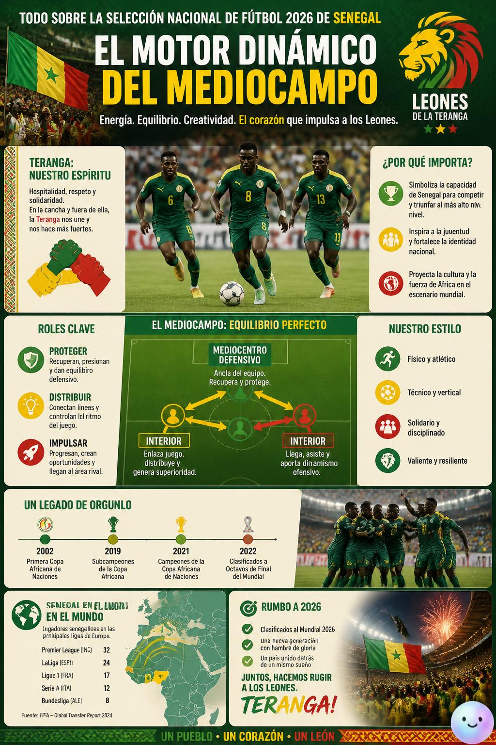 El motor dinámico del mediocampo