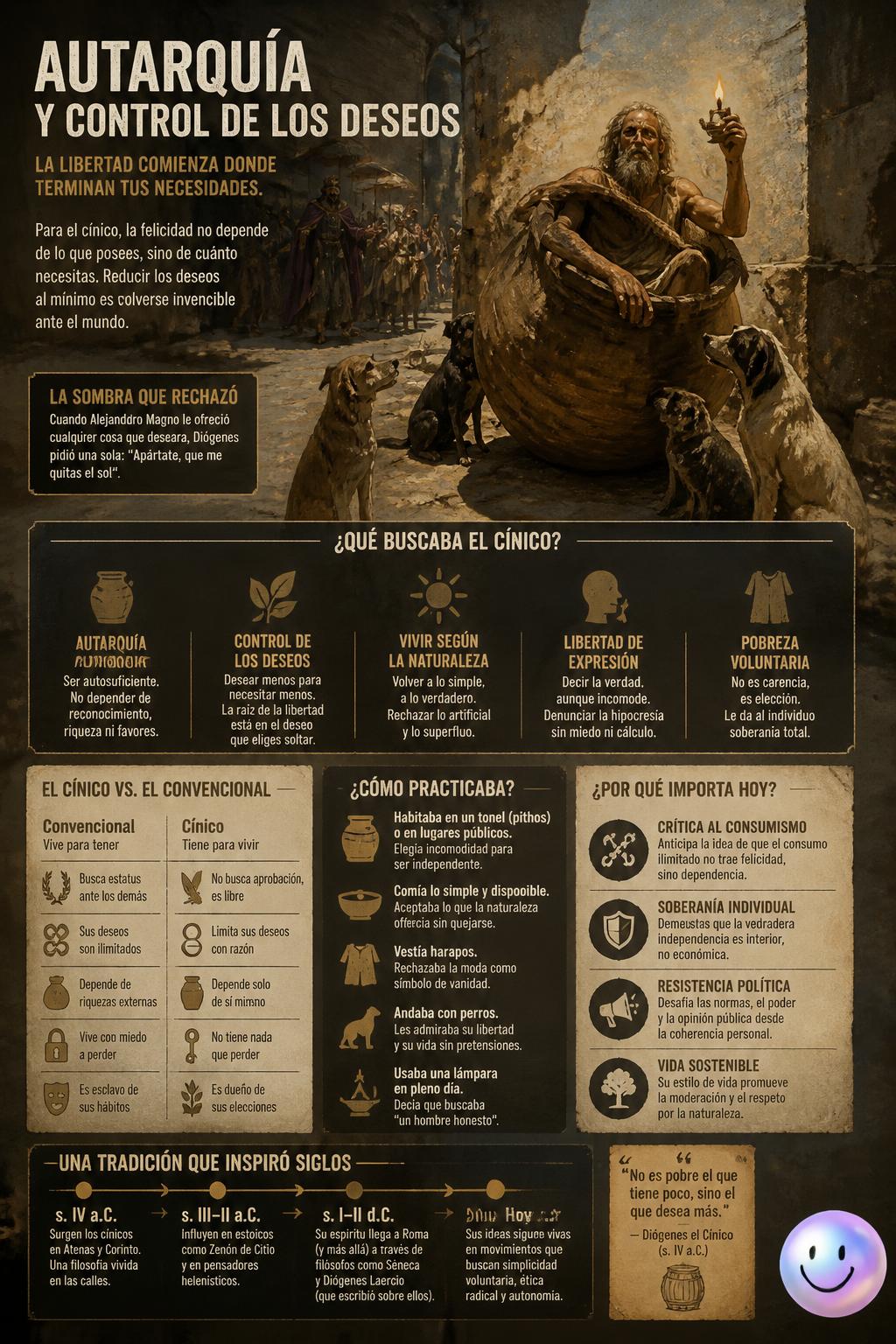 Autarquía y control de los deseos