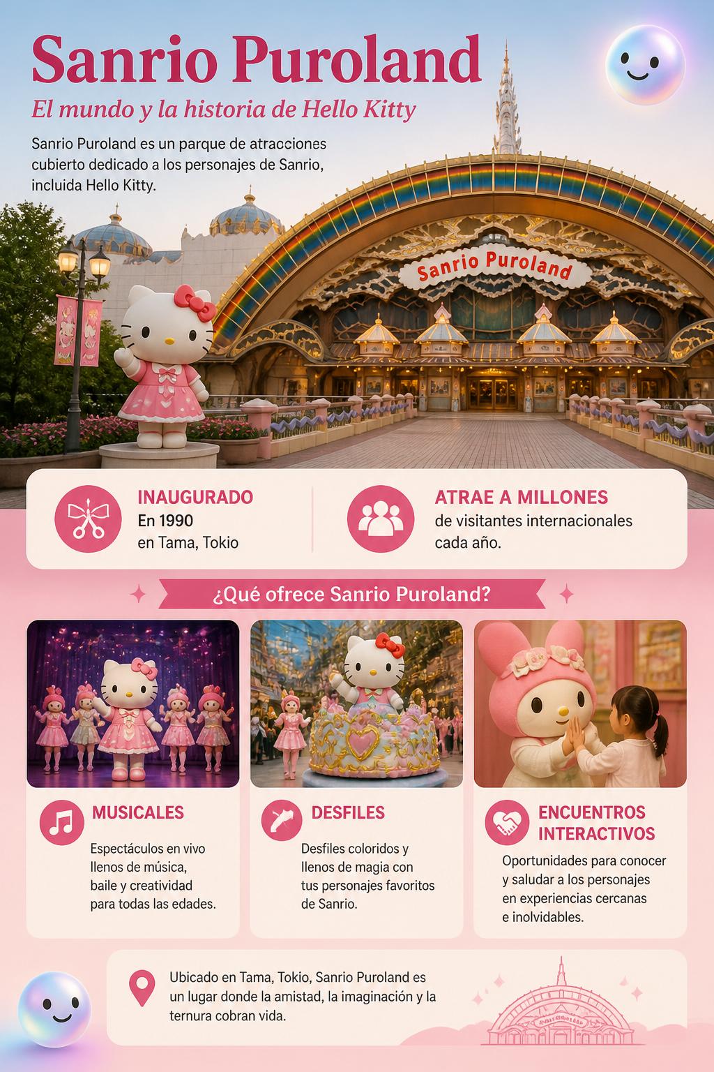El parque Sanrio Puroland