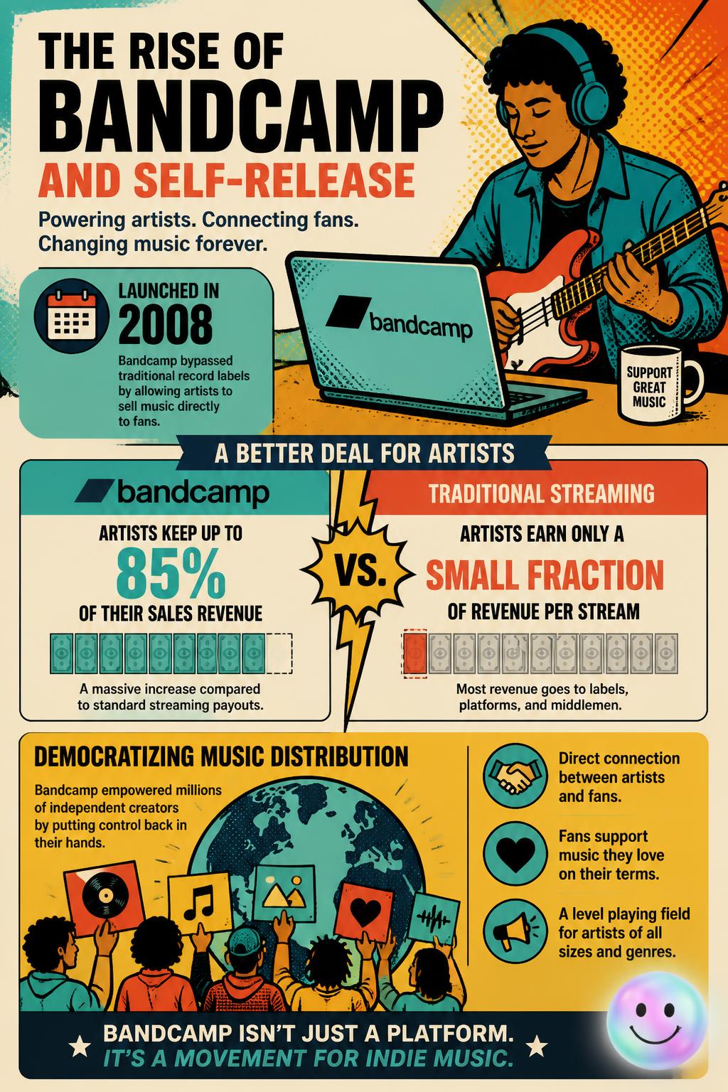 The rise of Bandcamp and self-release