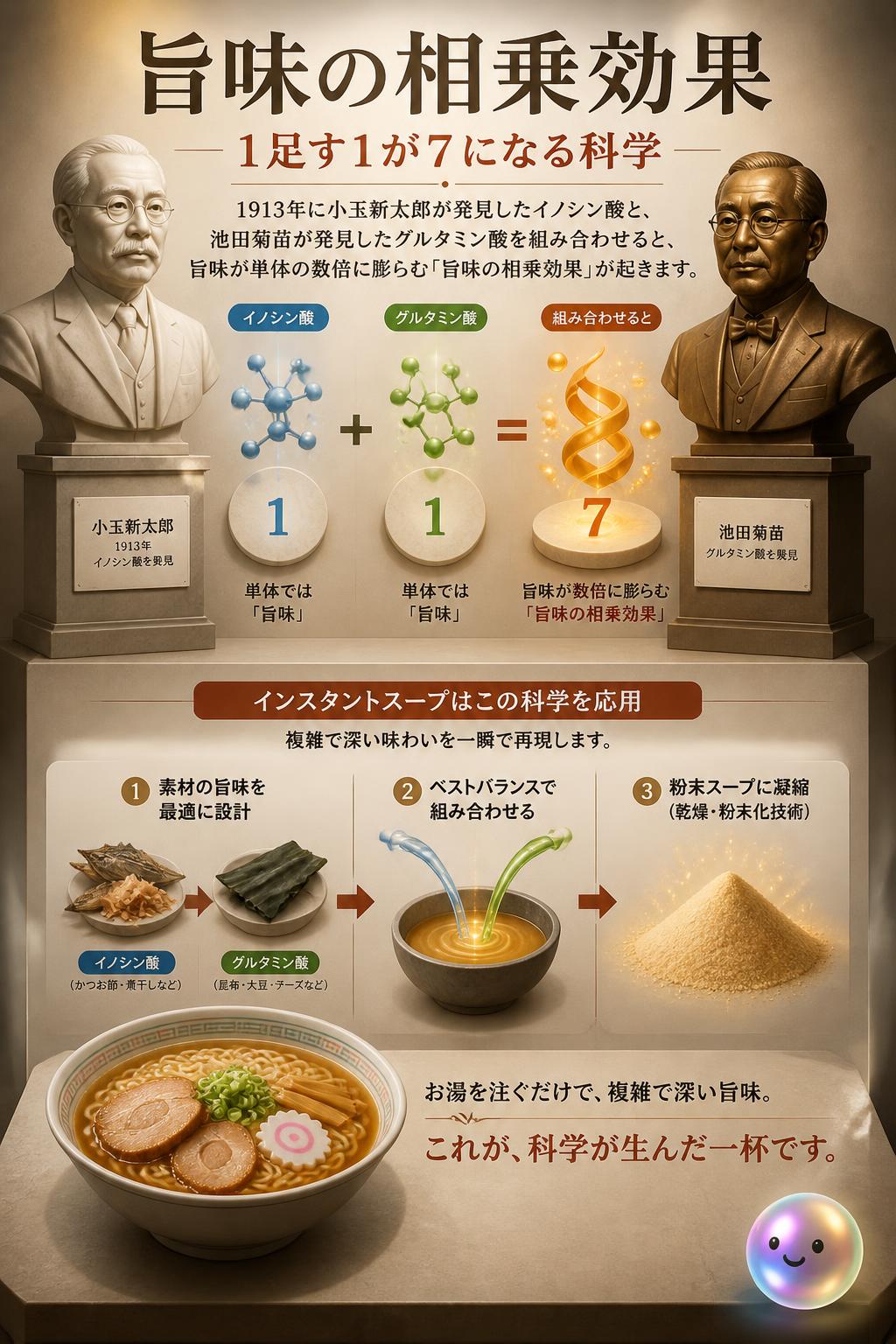 旨味の相乗効果：1足す1が7になる科学