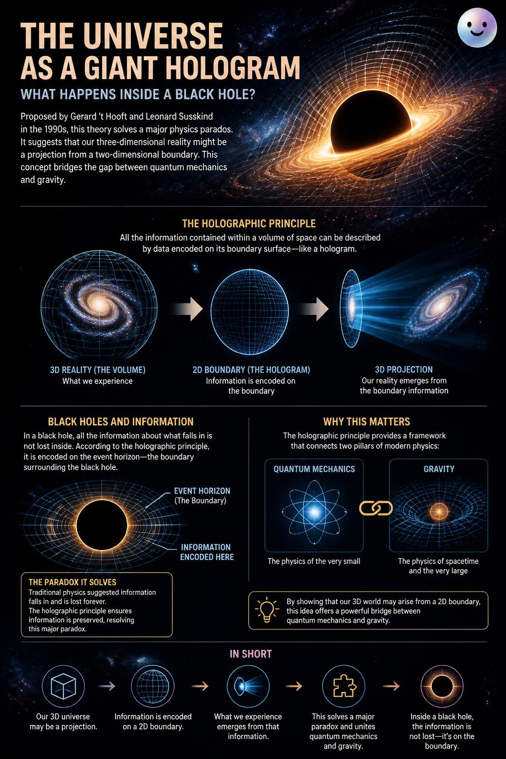 The universe as a giant hologram