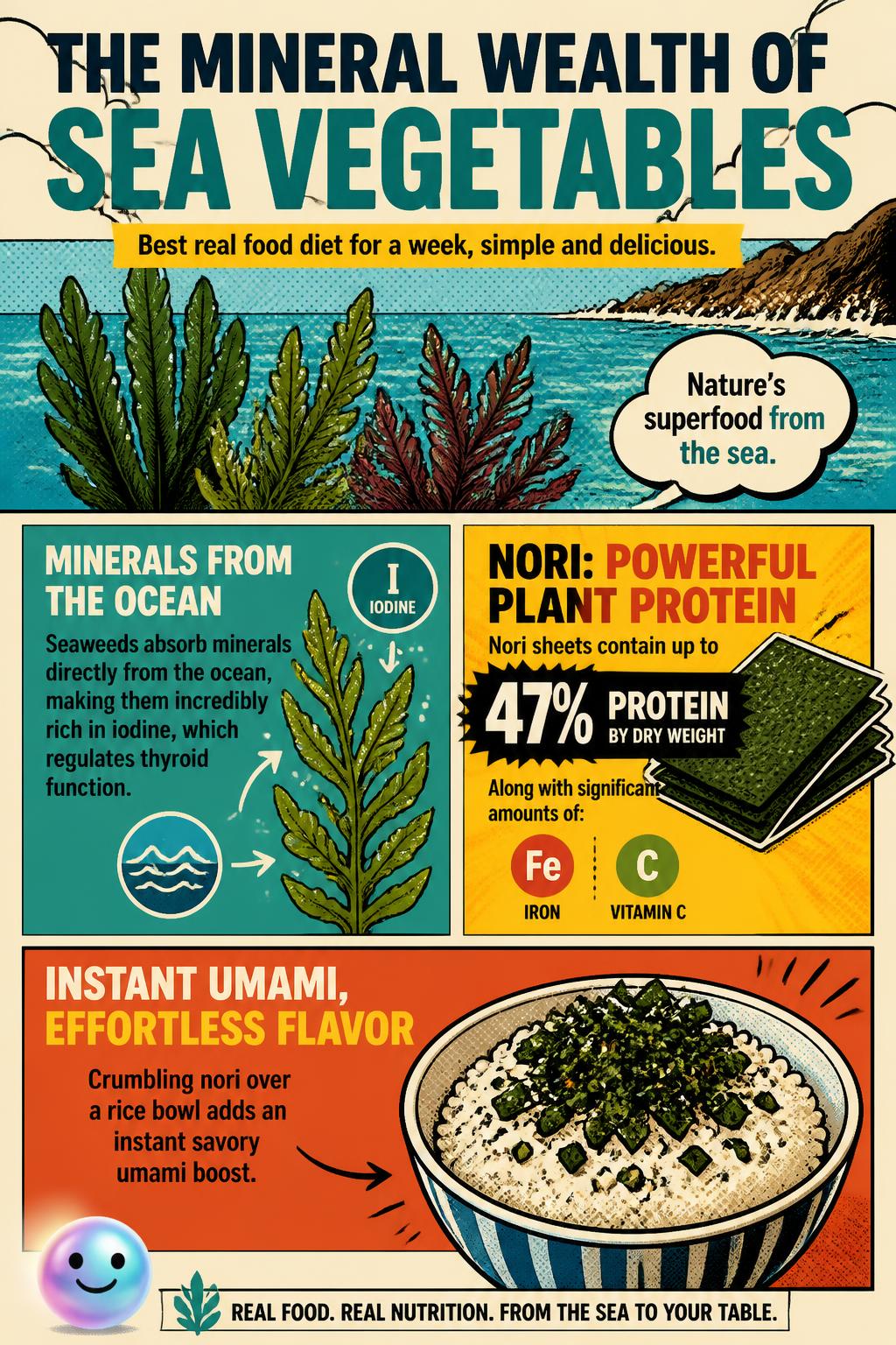 The mineral wealth of sea vegetables