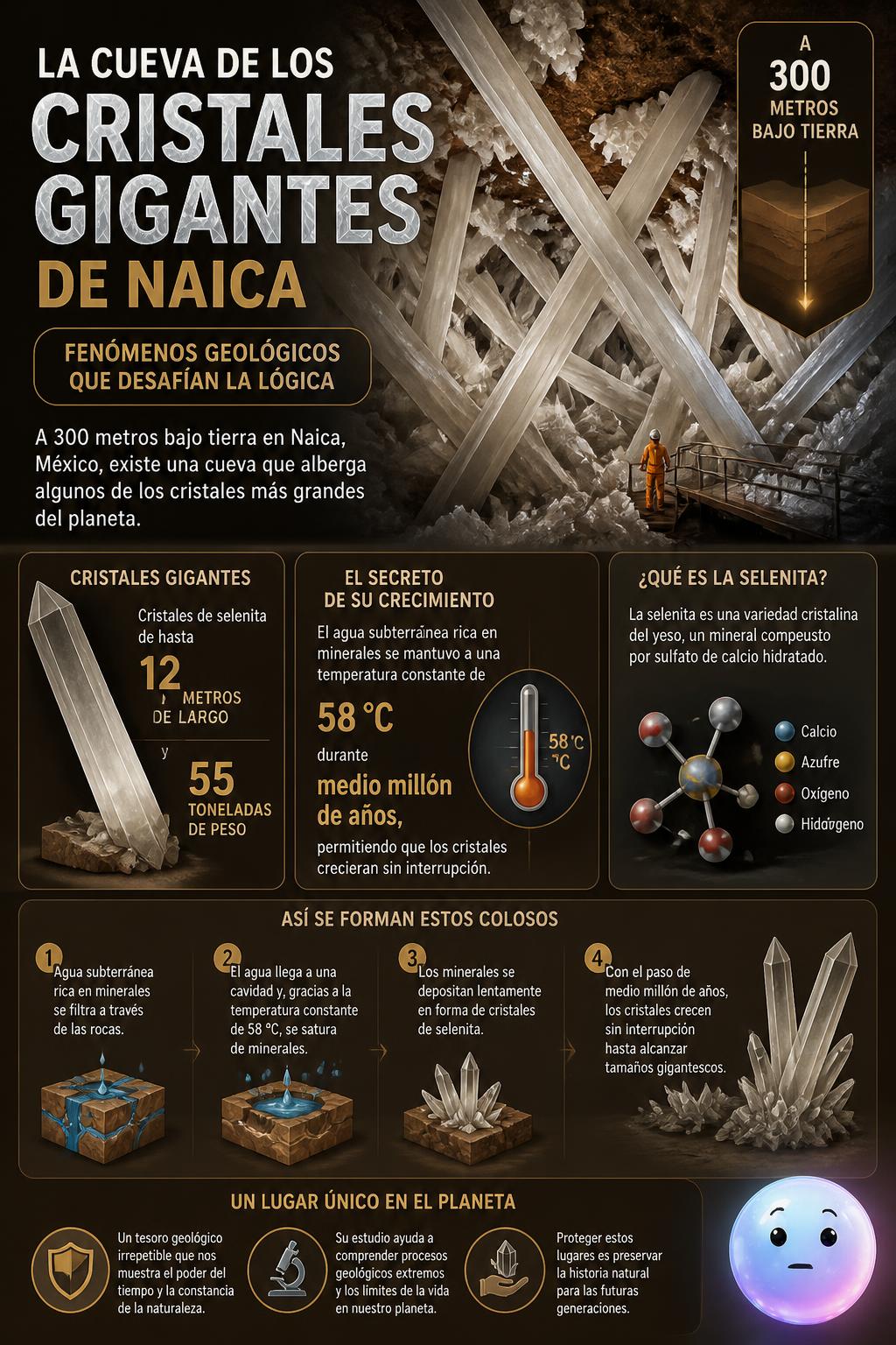 La cueva de los cristales gigantes de Naica